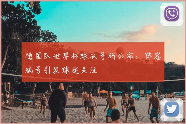 德国队世界杯球衣号码公布,阵容编号引发球迷关注