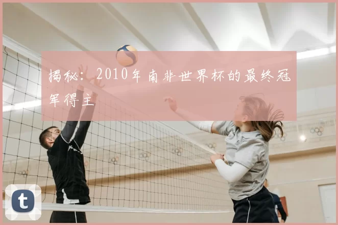 揭秘:2010年南非世界杯的最终冠军得主