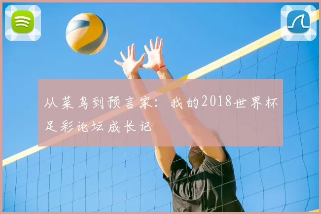 从菜鸟到预言家:我的2018世界杯足彩论坛成长记