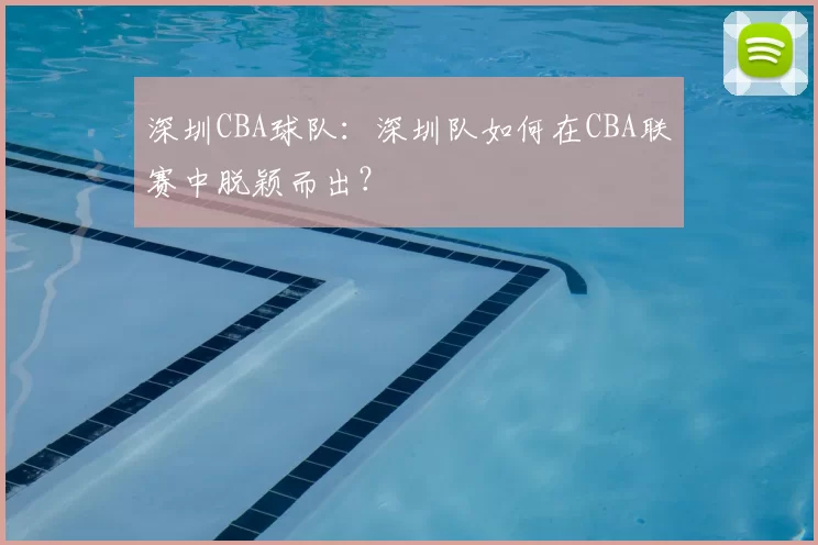 深圳CBA球队:深圳队如何在CBA联赛中脱颖而出?